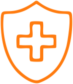 healthcare icon orange