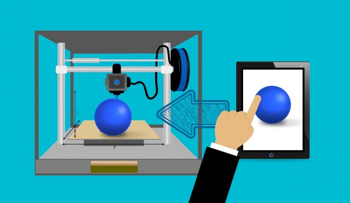 Printing from mobile device to 3D printer