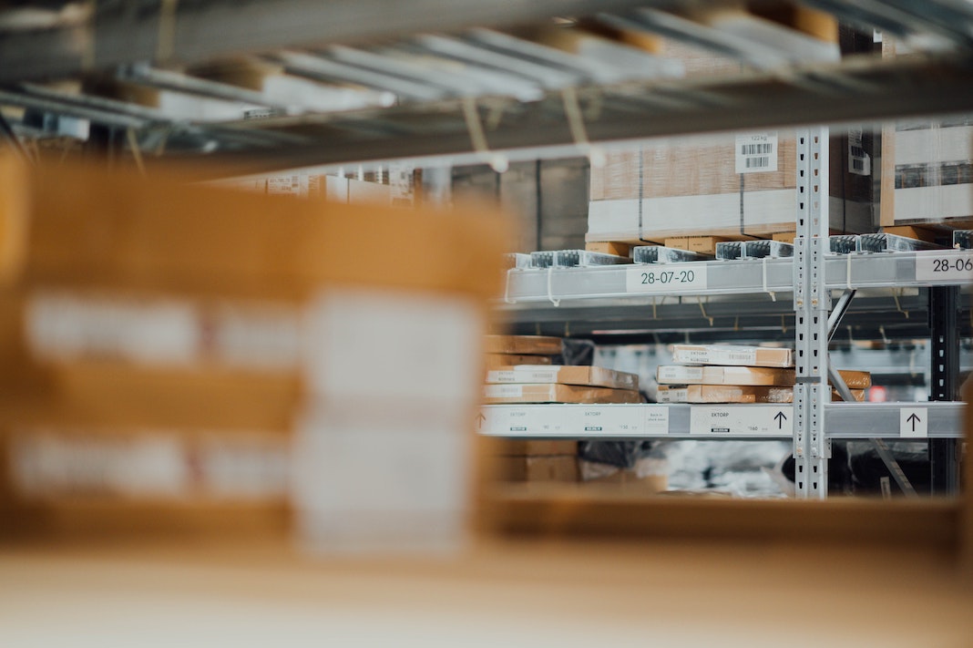 warehouse shelves supply chain